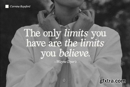 CreativeMarket - Carmine Raysford Nostalgic Serif