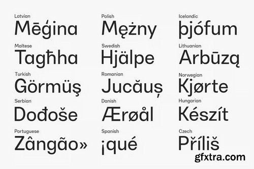 Malbe Modern and Minimalist Sans