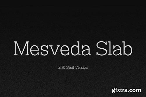 Mesveda Slab Font