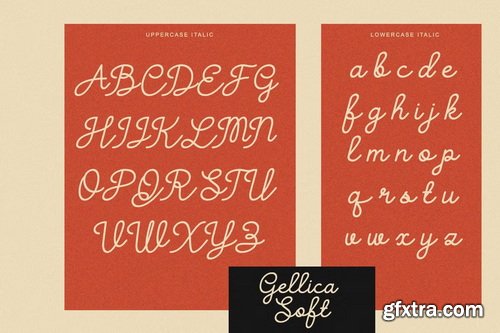 CreativeMarket - Gellica Soft Handwritten Font Duo