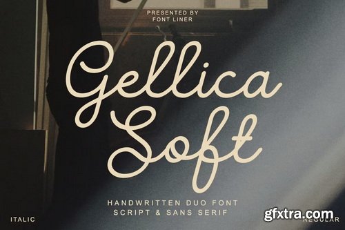 CreativeMarket - Gellica Soft Handwritten Font Duo