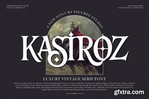 CreativeMarket - Kastroz Luxury Vintage Serif Font