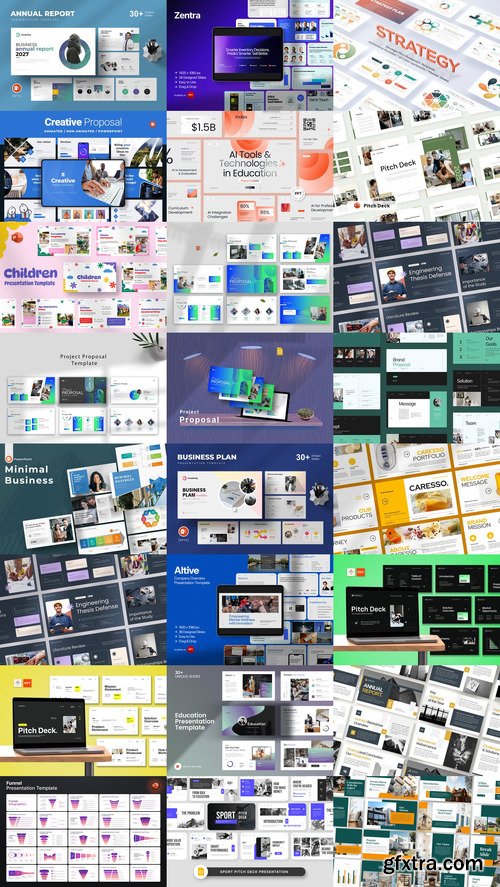 24 PowerPoint Templates Bundle 15