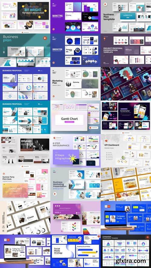 24 PowerPoint Templates Bundle 16