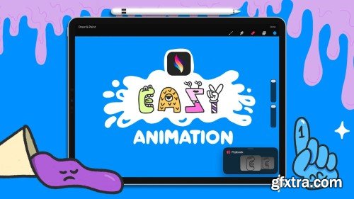 Skillshare - Easy Animation in Procreate Dreams: Make Fun Video & Gifs