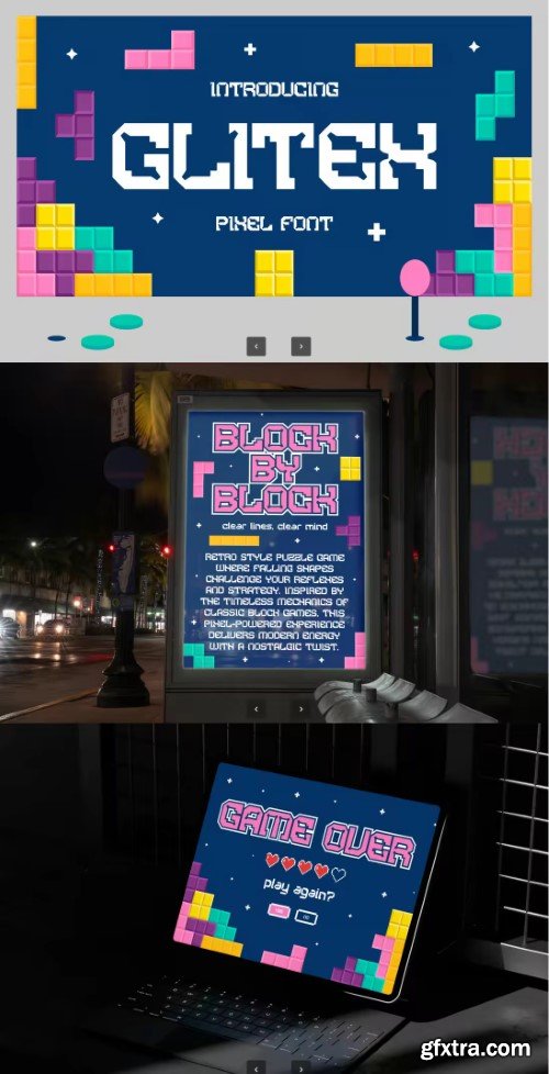 Glitex Pixel Font