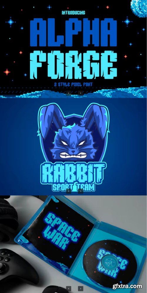Alpha Forge Pixel Font