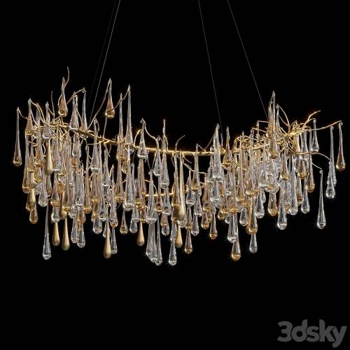 '3dsky Pro - Hanging chandelier Vargov Design - Olive'