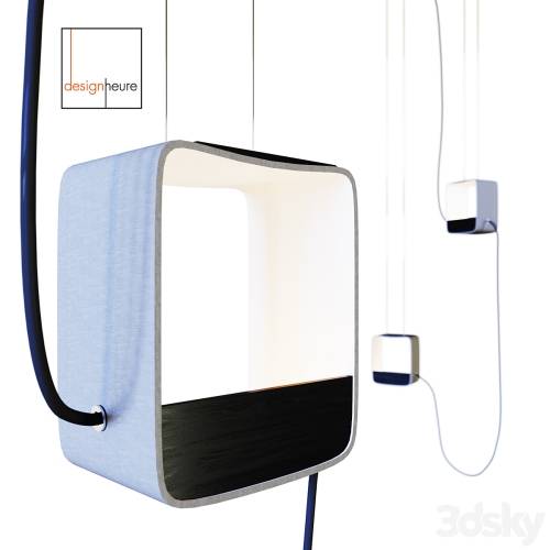 '3dsky Pro - DesignHeure 2 Petit Carré Eau de lumière'