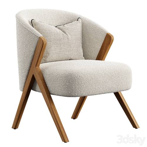 '3dsky Pro - ARMCHAIR UPHOLSTERED Zara home'