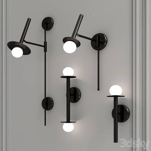 '3dsky Pro - Nodes Wall Lamp Collection'