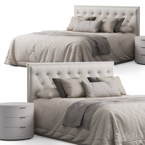 '3dsky Pro - Alix Tufted Headboard Bed' '3dsky Pro - Alix Tufted Headboard Bed'