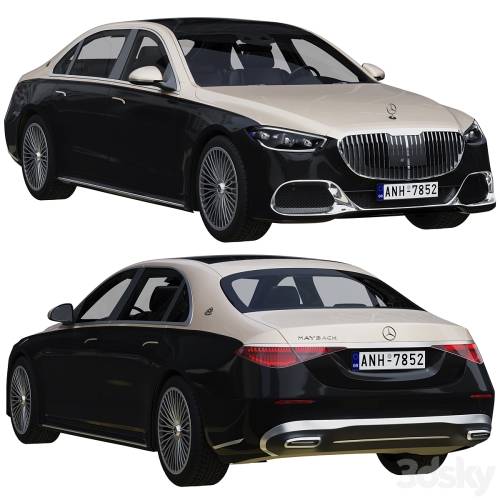 '3dsky Pro - Mercedes-benz S-class Maybach 2021'