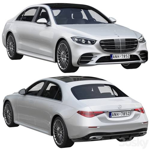 '3dsky Pro - Mercedes-Benz S-Class AMG 2021 w223'