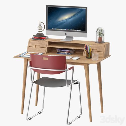 '3dsky Pro - Scandinavian Style Desk'