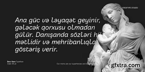 MyFonts - Baru Sans Font Family