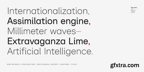 MyFonts - Baru Sans Font Family