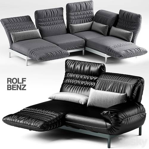 '3dsky Pro - 2 sofa ROLF BENZ PLURA' '3dsky Pro - 2 sofa ROLF BENZ PLURA'