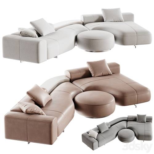 '3dsky Pro - Yves Sofa 02 by Minotti' '3dsky Pro - Yves Sofa 02 by Minotti'