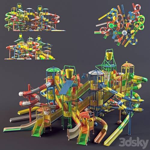 '3dsky Pro - Water childrens amusement' '3dsky Pro - Water childrens amusement'