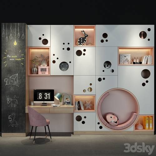 '3dsky Pro - Furniture for a children 0136'