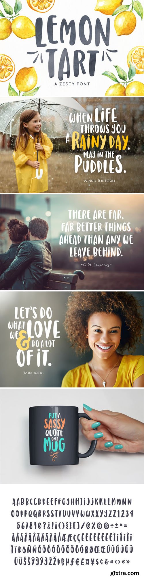 Lemon Tart - Sweet Sans Serif Font