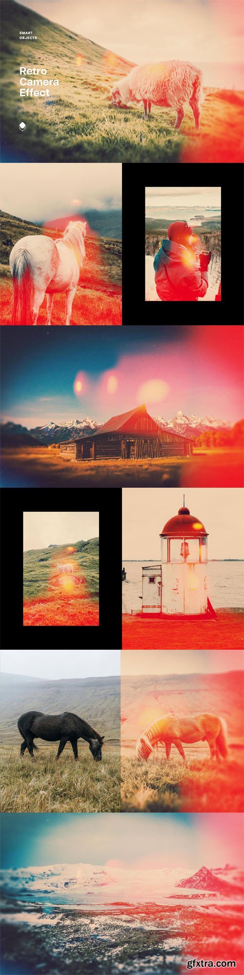 Retro Camera Photo Effect for Photoshop