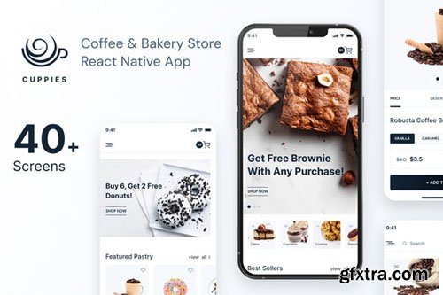 Coffee & Bakery Store React Native App