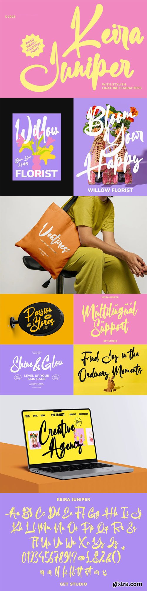 Keira Juniper - Bold Handwritten Script Font