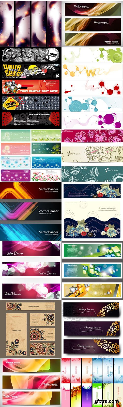 Best Creative Modern Vector Banners Collection