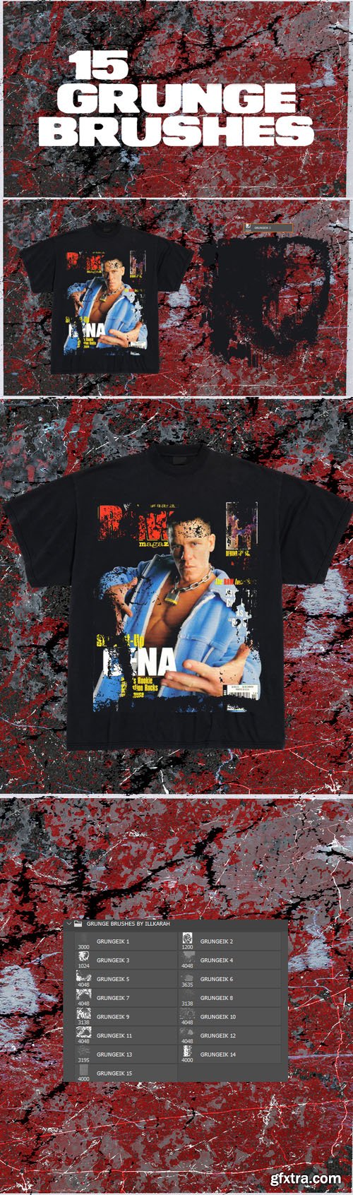 Grunge Brushes (ABR) for Photoshop