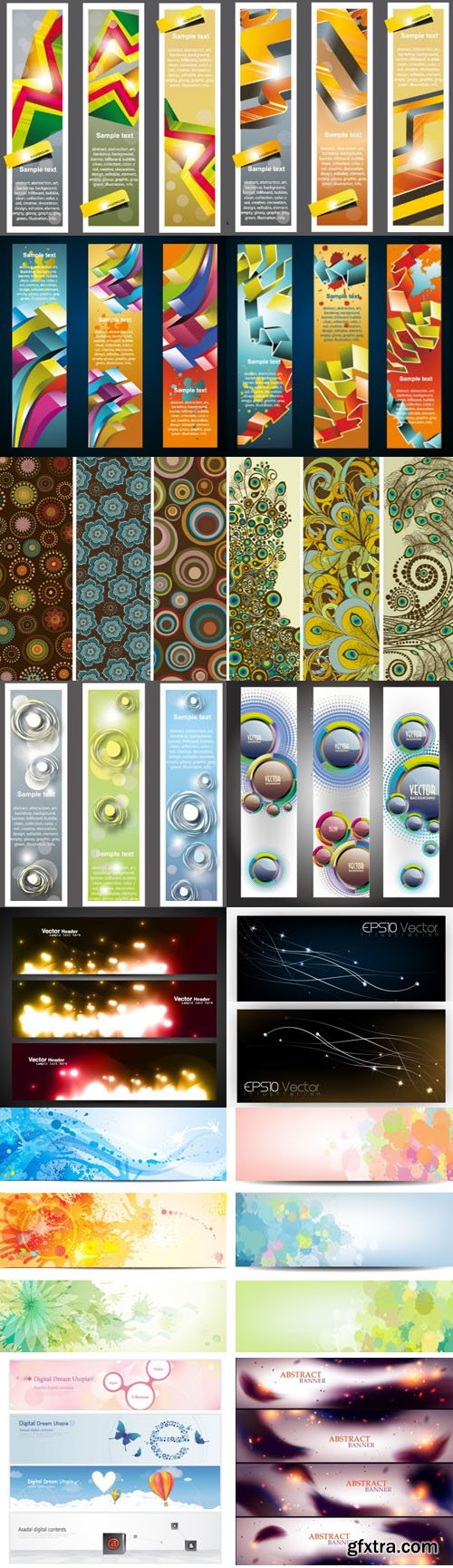 Best Creative Modern Vector Banners Collection