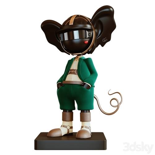 '3dsky Pro - Gucci cartoon hipster toys Sculpture' '3dsky Pro - Gucci cartoon hipster toys Sculpture'
