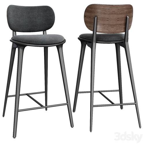 '3dsky Pro - High Stool Backrest by Mater Design' '3dsky Pro - High Stool Backrest by Mater Design'