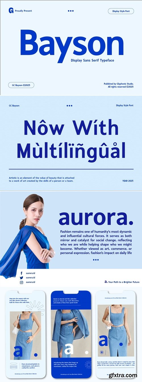 Bayson - Display Sans Serif