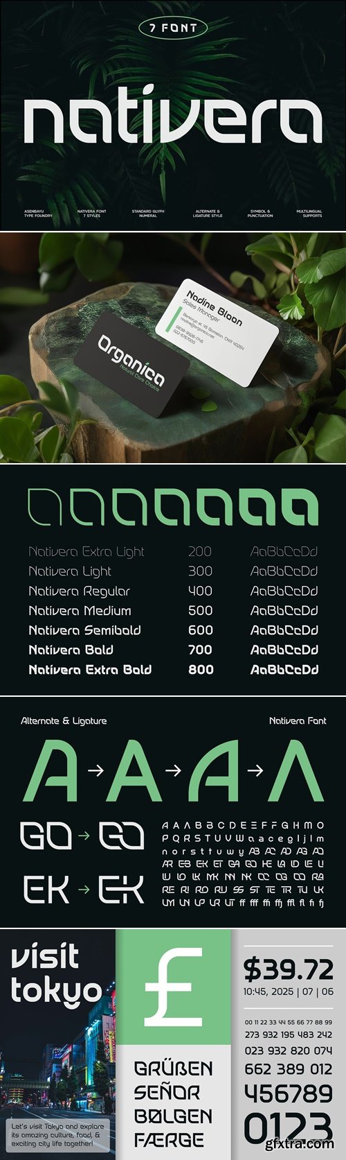 CreativeMarket - Nativera Font Family