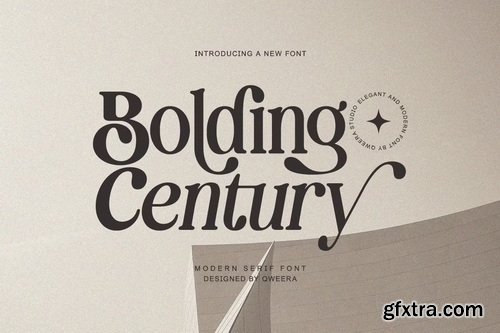 CreativeMarket - Bolding Century Modern Elegant Font
