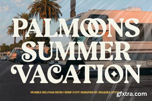 CreativeMarket - Humble Belongs Retro Serif Font