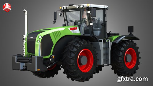CGTrader - Claas Xerion 4000-5000 Series 3D model