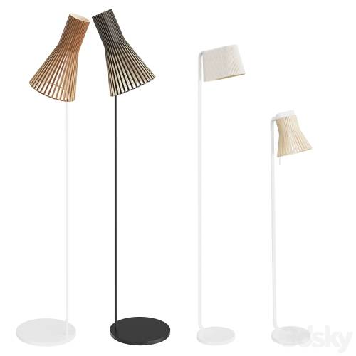 '3dsky Pro - Secto Design Wooden Floor Lamps' '3dsky Pro - Secto Design Wooden Floor Lamps'