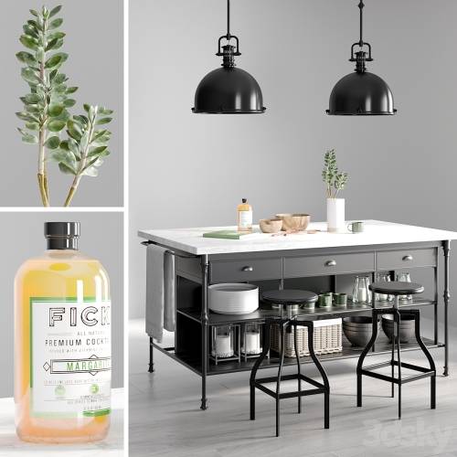 '3dsky Pro - Kitchen Island 2' '3dsky Pro - Kitchen Island 2'