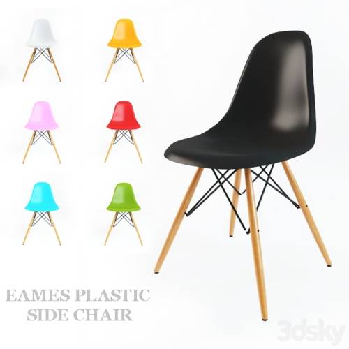 '3dsky Pro - Eames Plastic Side Chair' '3dsky Pro - Eames Plastic Side Chair'
