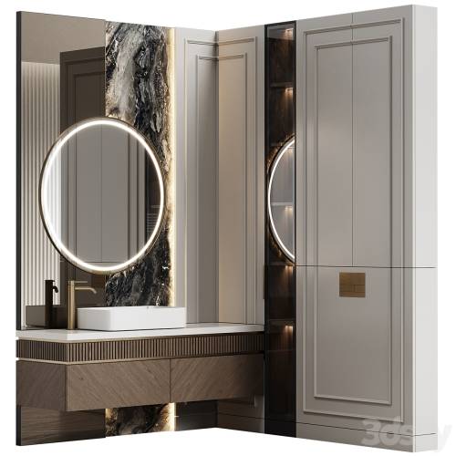 '3dsky Pro - Bathroom furniture 35 in neoclassical style' '3dsky Pro - Bathroom furniture 35 in neoclassical style'
