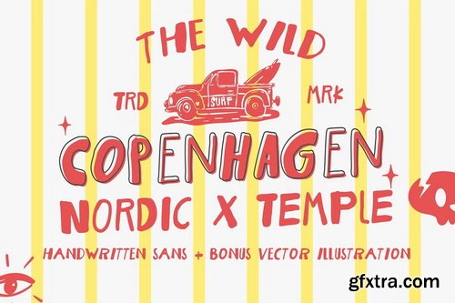 CreativeMarket - The Wild Copenhagen Handmade Sans
