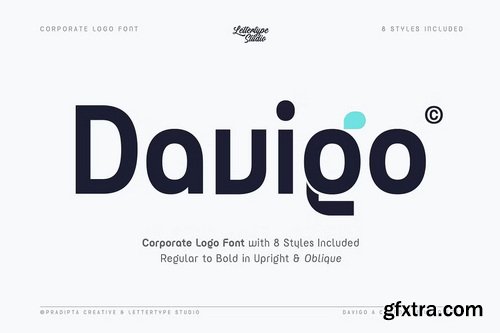 CreativeMarket - Davigo Corporate Logo Font