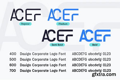 CreativeMarket - Davigo Corporate Logo Font