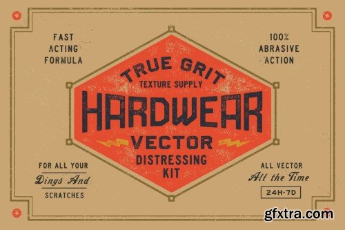 True Grit Texture Supply - HARDWEAR for Adobe Illustrator