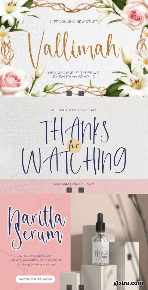 Vallimah - Script Font