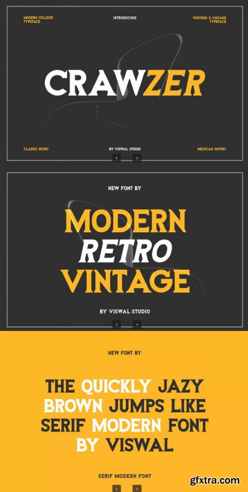 Crawzer - Modern Serif Font