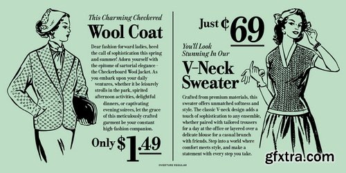 Overture Font Collection 36xOTF